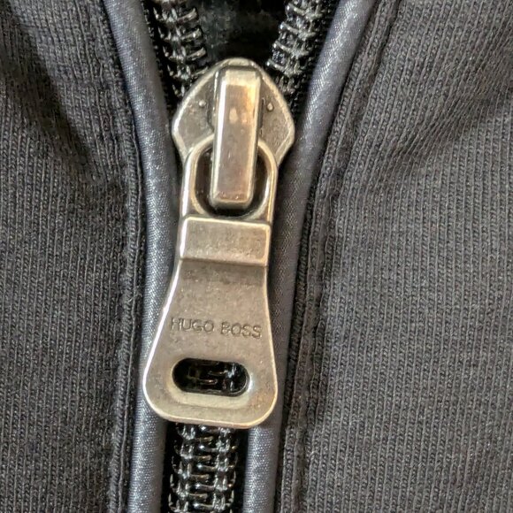 Hugo Boss Men's Black Zip-up Jacket - Size XL - Picture 5 of 14